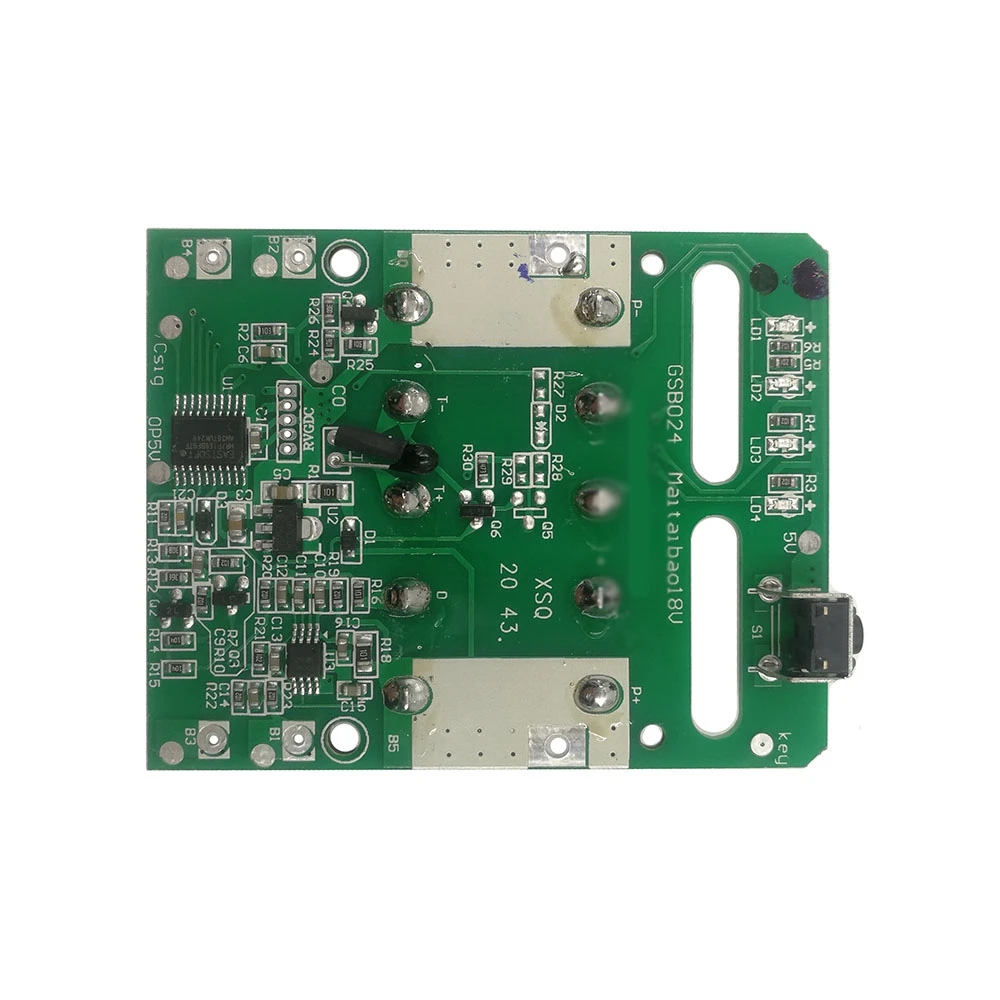 Circuito Di Protezione Della Ricarica Scheda Pcb Per Rack Batteria Al Litio Metabo 18V (1 Pz)