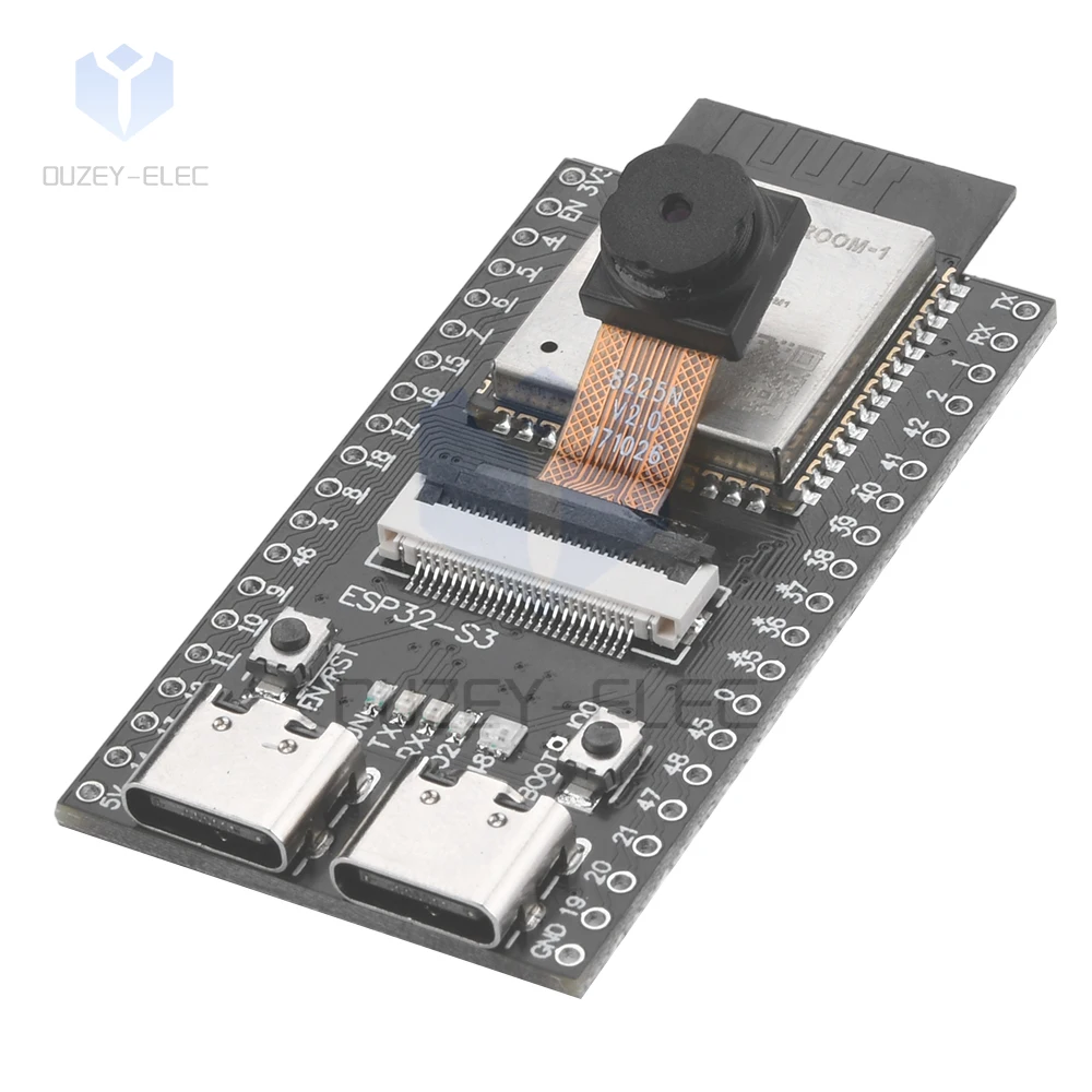 Doppia Interfaccia Type-C Scheda Di Sviluppo Cam Esp32-S3 Modulo Bluetooth Wifi Integrato Modulo Esp32-S3 Wroom-1 N16R8