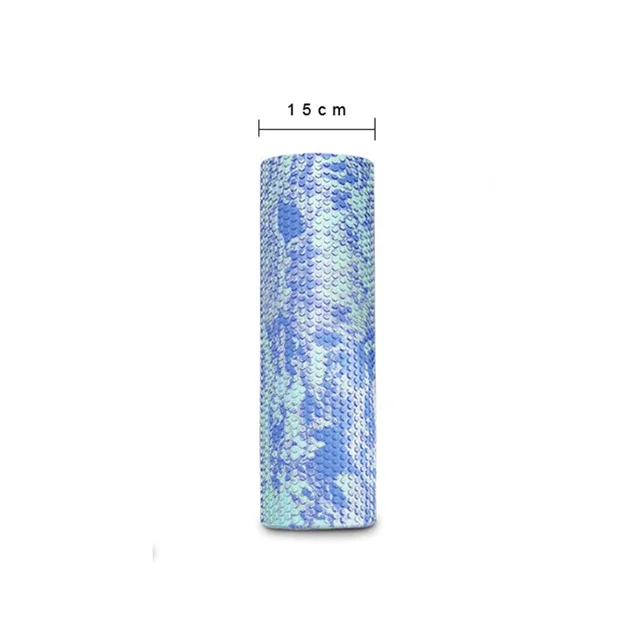 Quality 15*45cm Yoga Column Yoga Block Pilates EVA Foam Roller Massage Roller Muscle Tissue Fitness Gym Yoga Pilates Sports 6