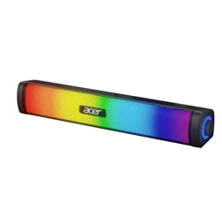 Acer RGB Bluetooth Stereo Soundbar with 3D Surround and USB Connectivity (Black)