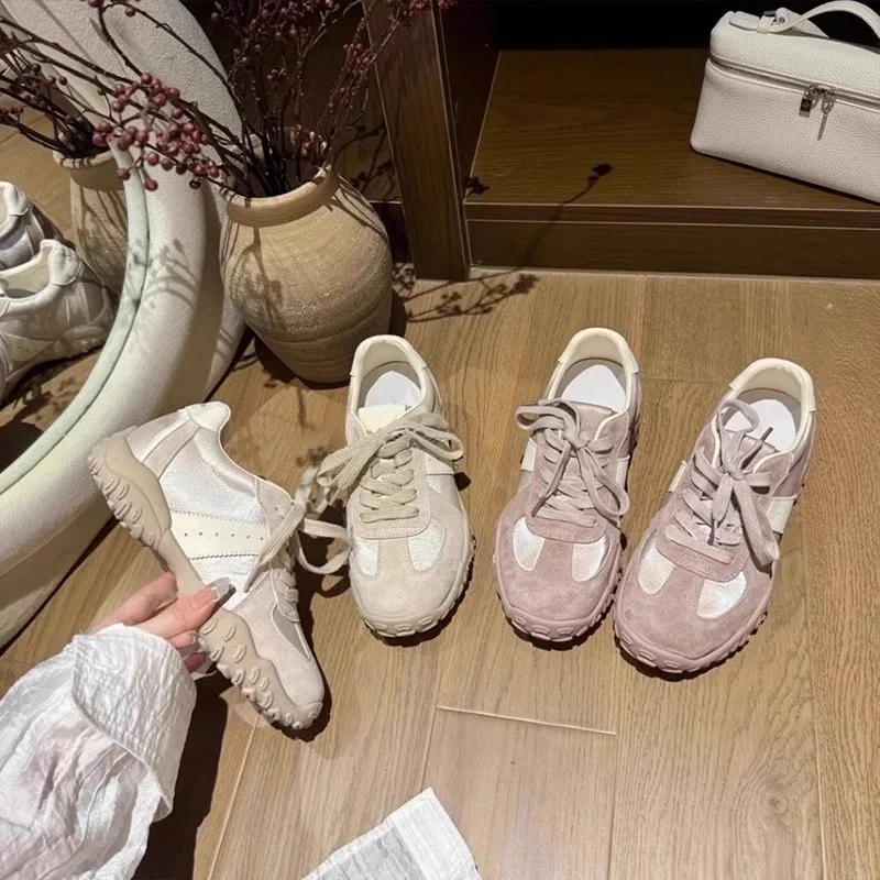 Жіночі повсякденні кросівки - дихаючі балетки без пітніх ніг, нековзке взуття для прогулянок на шнурівці, зручне для повсякденного та легкого бігу