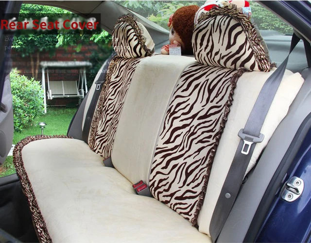 1 Pièce Coussin De Siège D'auto Universel En Velours De Cristal Chaud Pour  L'hiver, Coussin De Siège Avant De Voiture, Mode en ligne