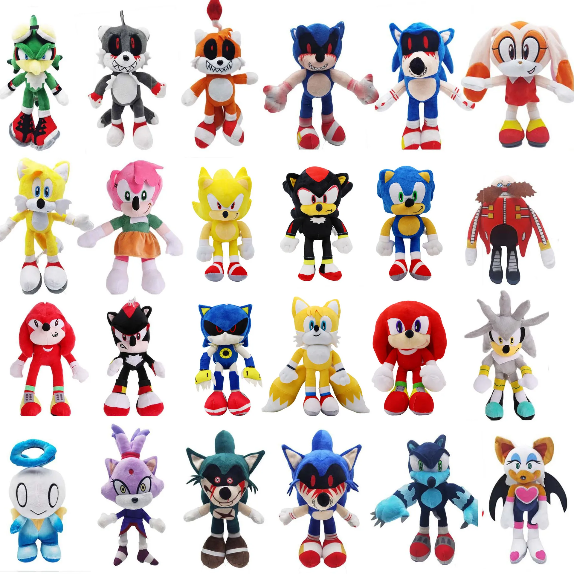  Sonic The Hedgehog Doll Plush Backpack - Shadow