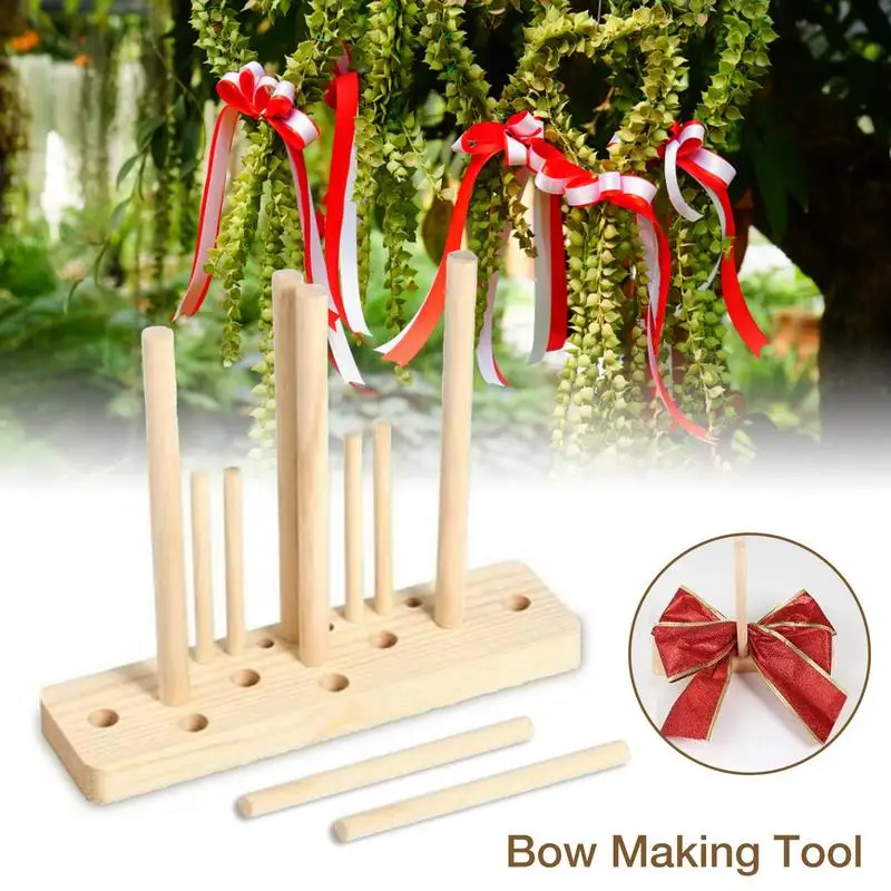 Bow Maker Wooden Wreath Bowing Making Tool Party DIY Multi Size Kinds Of  Bowknot Maker For Ribbon Craft Party Wedding Decoration - AliExpress