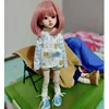 New Arrival 1/6 Head with Makeup for 28cm Girls Doll Accessories Open Head Dress Up Toys 5