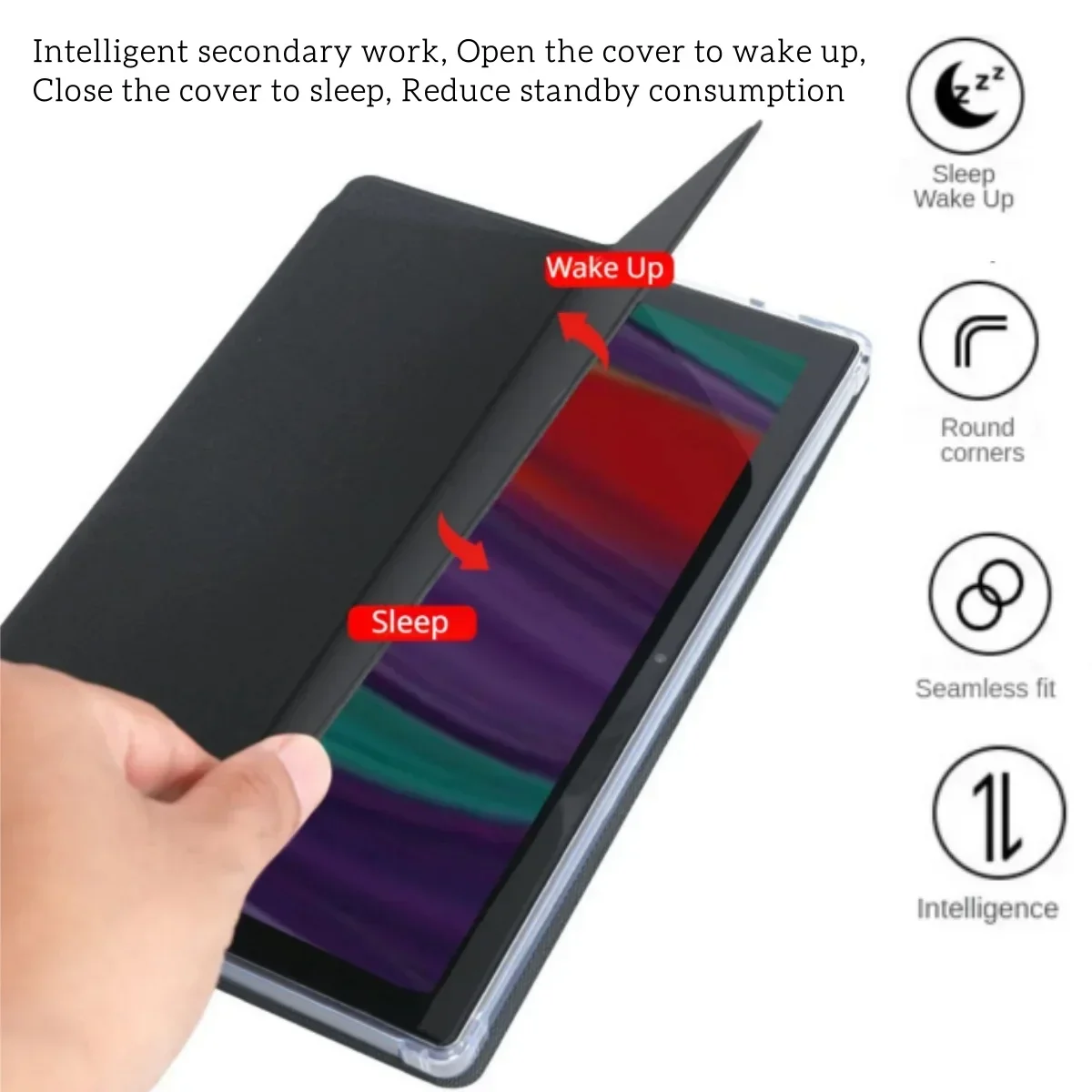 Ultra Slim Business Case for Chuwi HiPad 11 (10.95 Inch ) PU Leather Flip Cover with Auto Wake/Sleep & Multi-Angle Stand