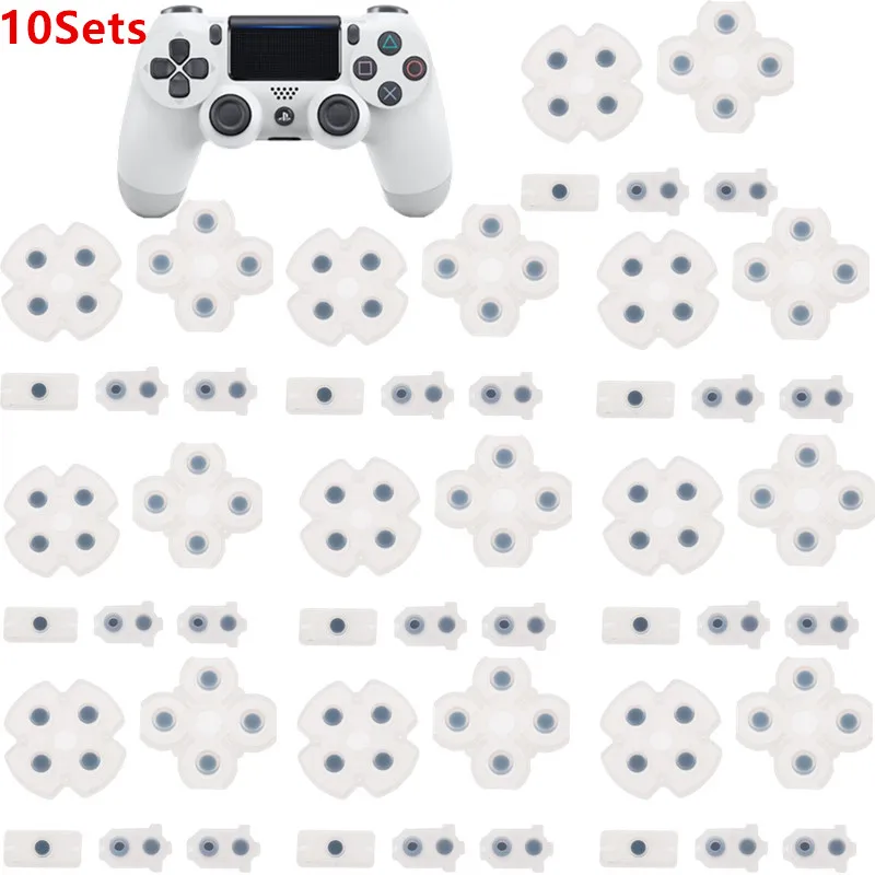 10Sets/5/1 Set Silicone Conductive Rubber Pads for PS4 Controller
