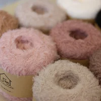 40g Super Soft Wool Dolls Plush Special Thread for Hand Knitting Circle Thread Crocheted Doll Hair DIY Teddy Bear Wool Thread 1