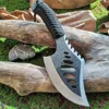 Stainless Steel Survival Hunting Tomahawk Ax - Lightweight Camping Hand Fire Ax with Paracord Handle and Nylon Sheath 5