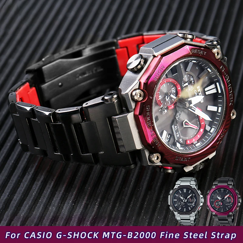 Cinturino A Catena Per Orologio 316L Di Alta Qualità Per Casio G-Shock Immortal Bird Mtg-B2000 Cinturino In Metallo Solido In Acciaio Inossidabile Str