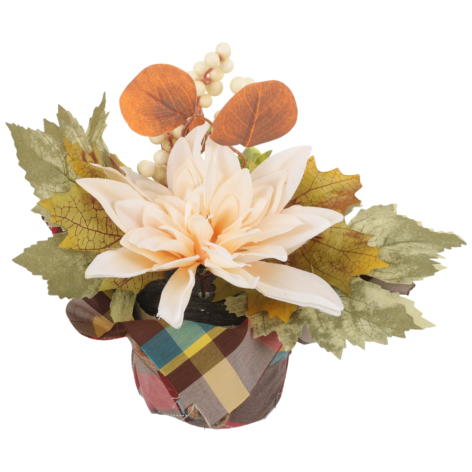 

Faux Harvest Festival Halloween Autumn Decorative Props Simulated Flowers Ornament Fall Centerpieces for Tables