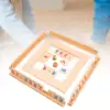 Wooden Fast Moving Tile Family Party Game, Party Game,2-4 People Mahjong Digital Game 4