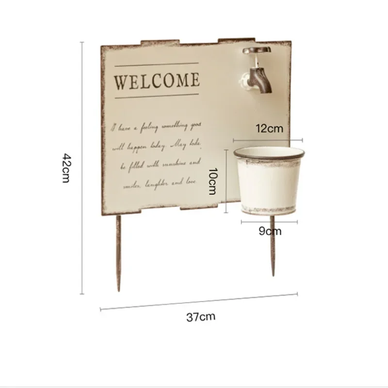 รูปสินค้า Welcome Vintage Garden Sign
