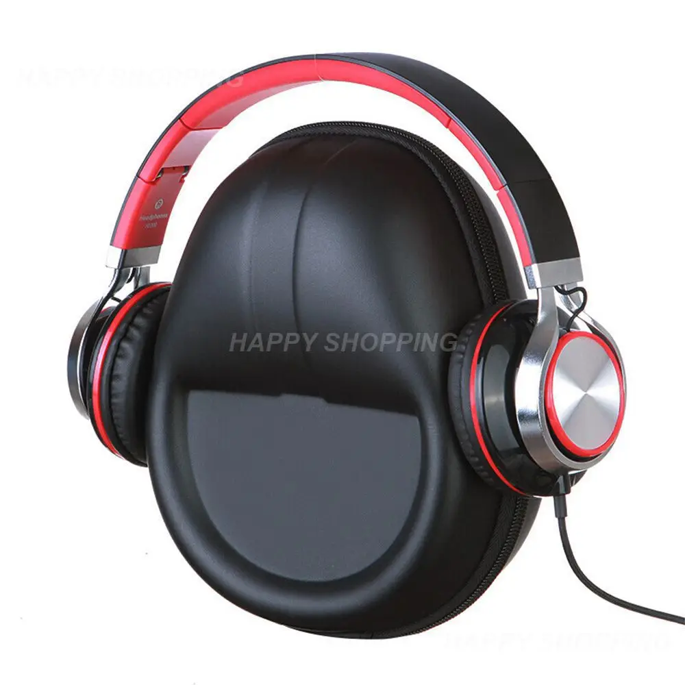 

Portable Shockproof Headphone Zipper Bag Earphone Case Headset Carry Pouch Storage Bag Hard Box Accessories For