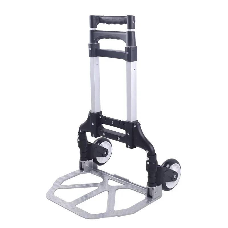 Aluminum Alloy Luggage Cart Home Trolley Outdoor Portable Folding Shopping