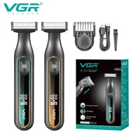 VGR rasoirs électriques hommes rasoir homme rasoir electrique Rasoir Professionnel Rasoir Portable Tondeuse à cheveux pour le corps IPX6 étanche Tondeuse à barbe Rechargeable Rasoir électrique pour hommes V-360 1