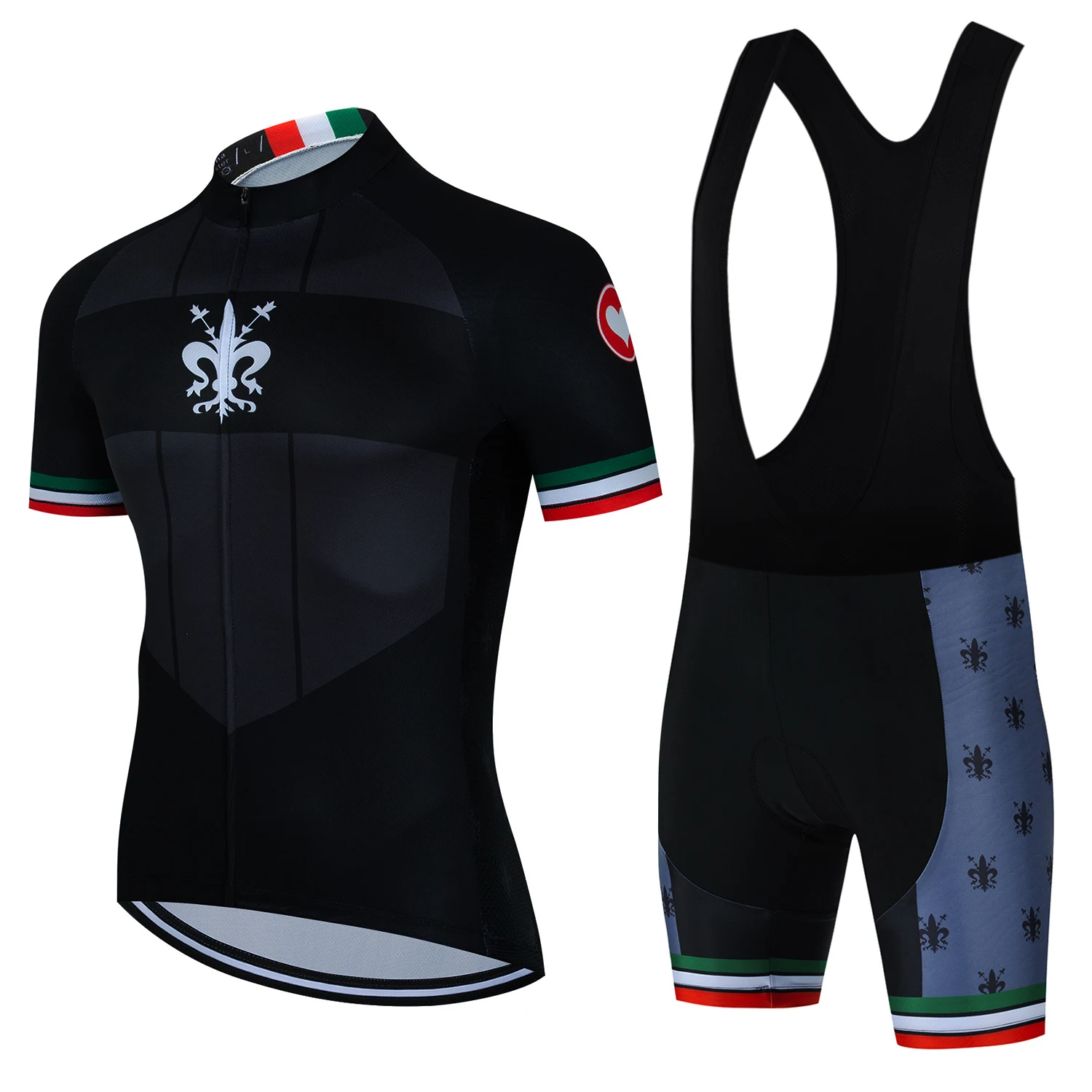 Enhanced Men's Professional Cycling Jersey and Bib Set - Summer Edition