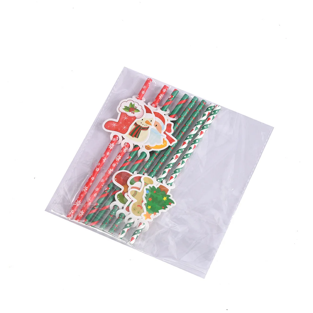 Christmas Candy Reindeer Hot Stamped Paper Cups & Plates Santa Tissue Merry  Christmas Party Christmas Eve New Year's Party Decor