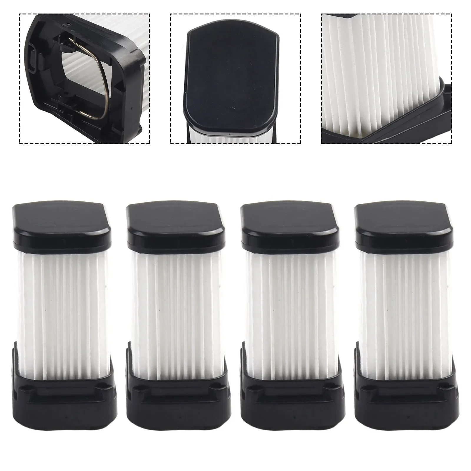 Produktbild von 4 Ersatzfilter Für Shark WandVac 2.0 Handstaubsauger WV270 / WV270UK / WV273UKT – Langlebig & Einfach Zu Wechseln