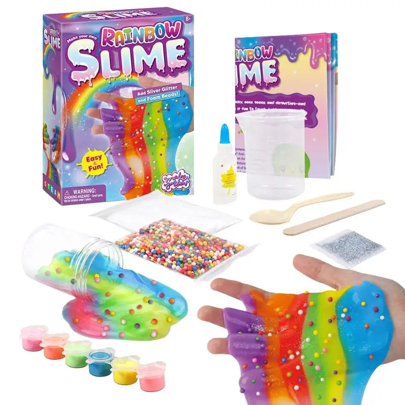 

Toy Making Kit Interactive DIY Kids Arts And Crafts Set Portable Halloween Toy Slim Kit Multifunctional Scientific And
