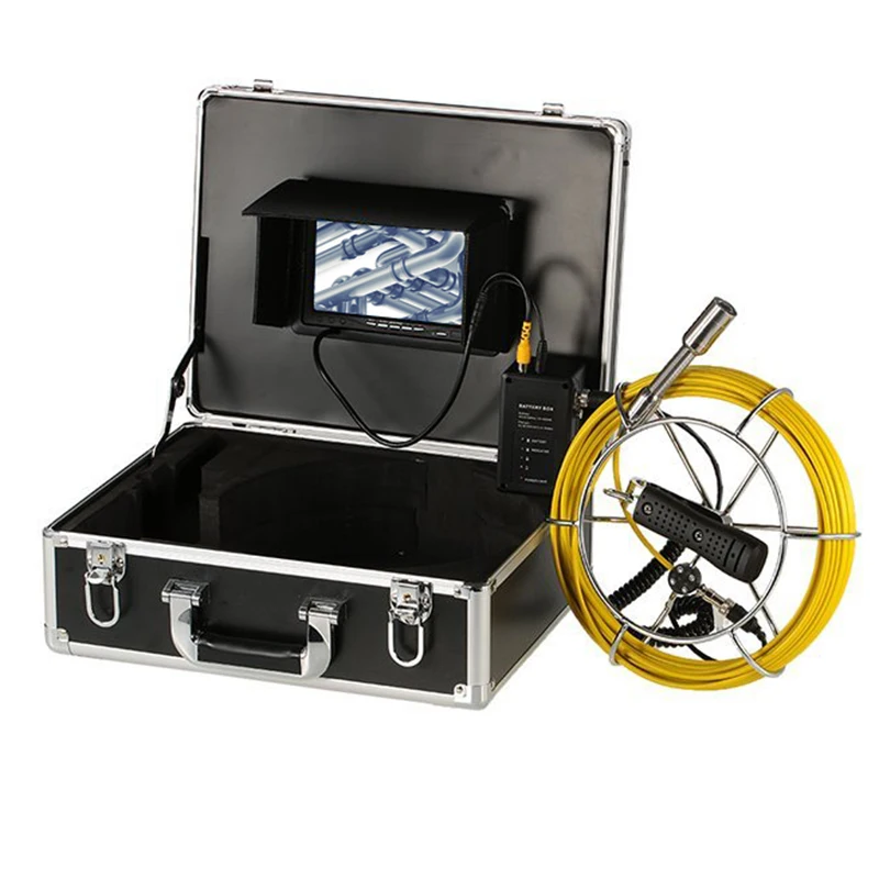 

Wholesale Price 20M Cable Industry Endoscope 7 inch TFT-LCD Display Sewer Pipe Inspection Camera System