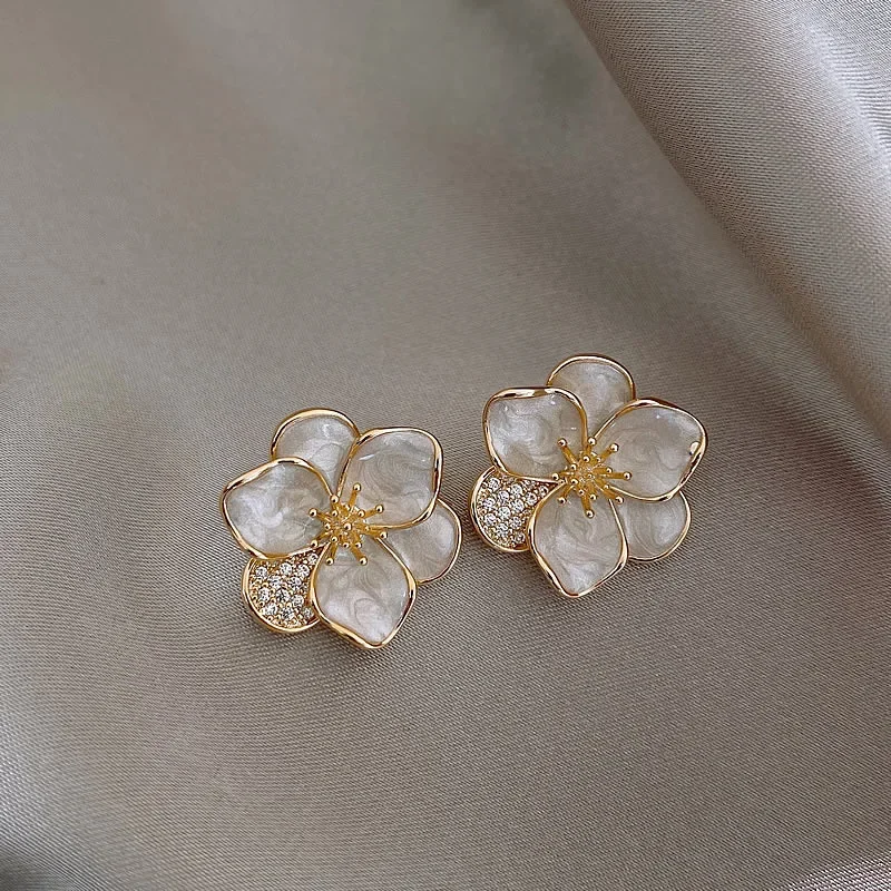 Vintage Damascene Earrings Gold Ball Drop Dangle Earrings Spanish...