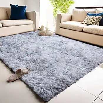 Fluffy Plush Velvet Area Rug 1