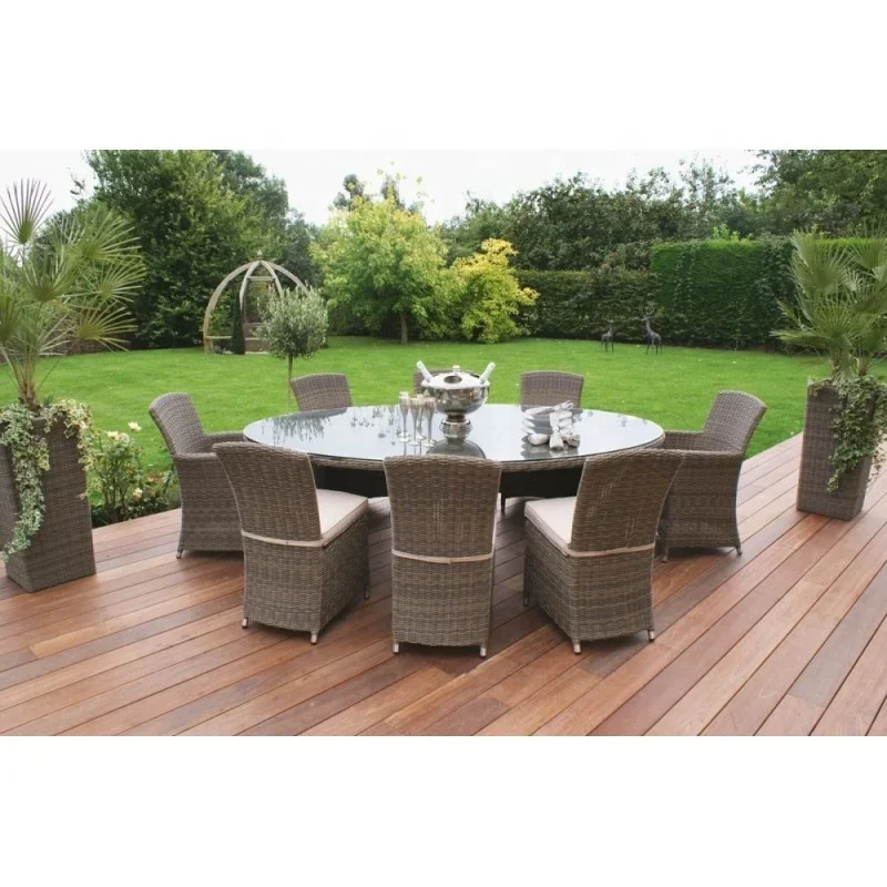 rattan furniture patio sets oval table set