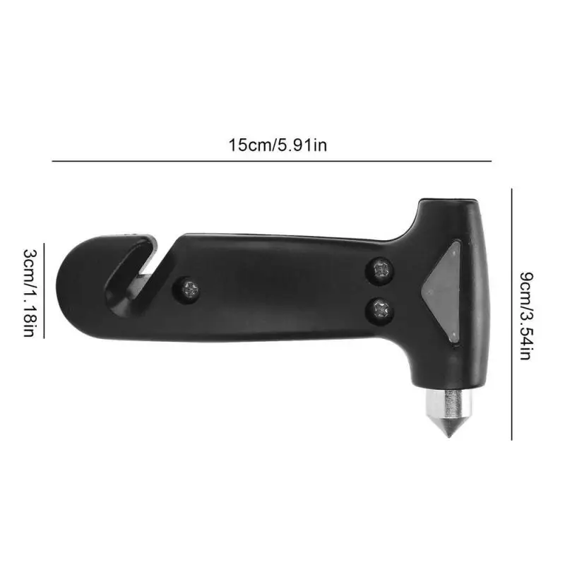 Car Safety Hammer With Seat Belt Cutter Car Broken Window Escape Accessories Survival Tools