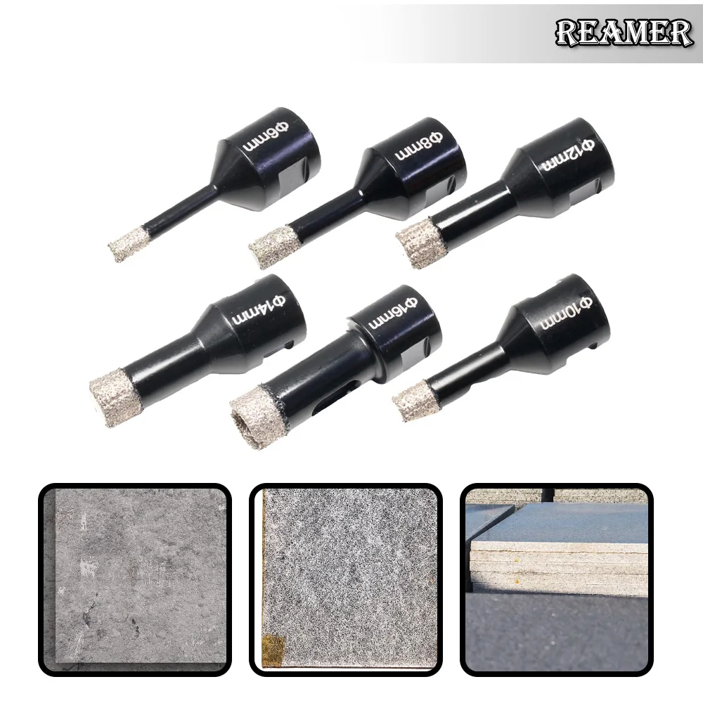 

1PC 6-16mm Hexagonal Shank Sintered Granite Hole Opener Brazed Diamond Ceramic Tile Drill Bit For Ceramics Tile Marble