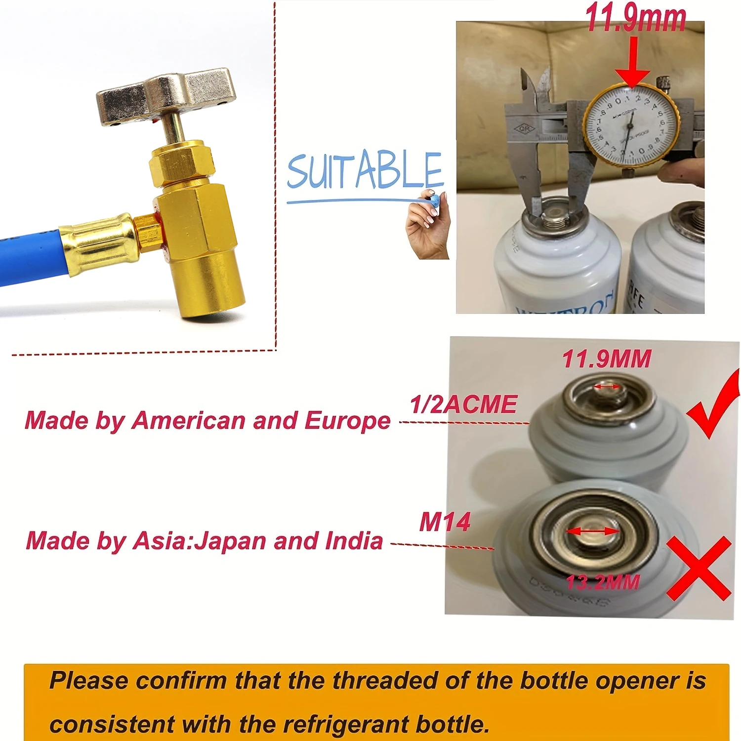 AC R134A Air Conditioning Refrigerator Charging Hose with Gauge AC Manifold Gauge R134A Car Air Conditioning Recharge Kit air conditioning recharge kit