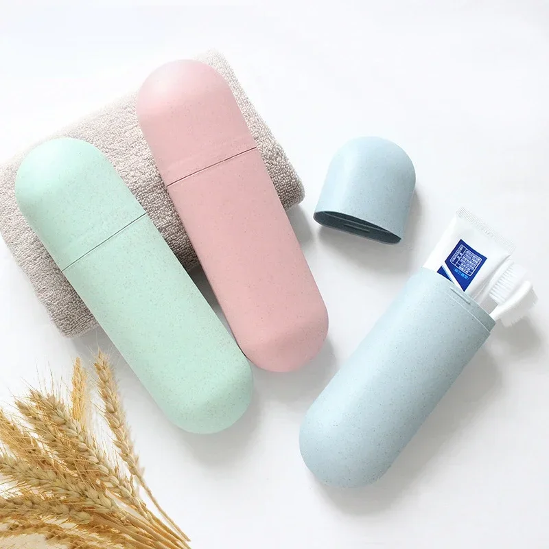 

1PCS Fashion Portable Toothbrush Box Holder for Men and Women Travel Accessories Toothbrush Cover Bath Wash Bag
