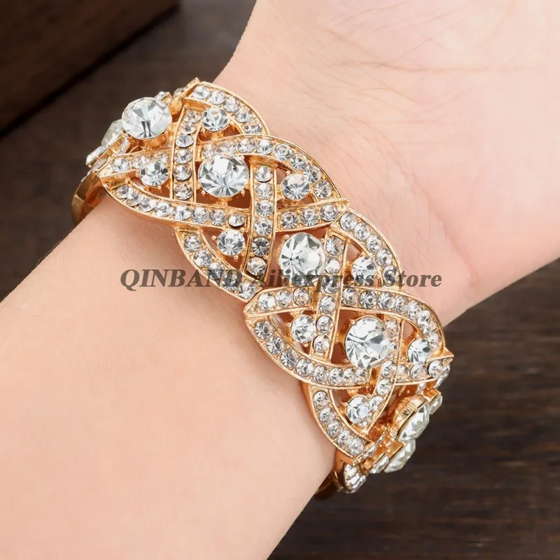 Luxurious Rhinestone Bling Bracelet