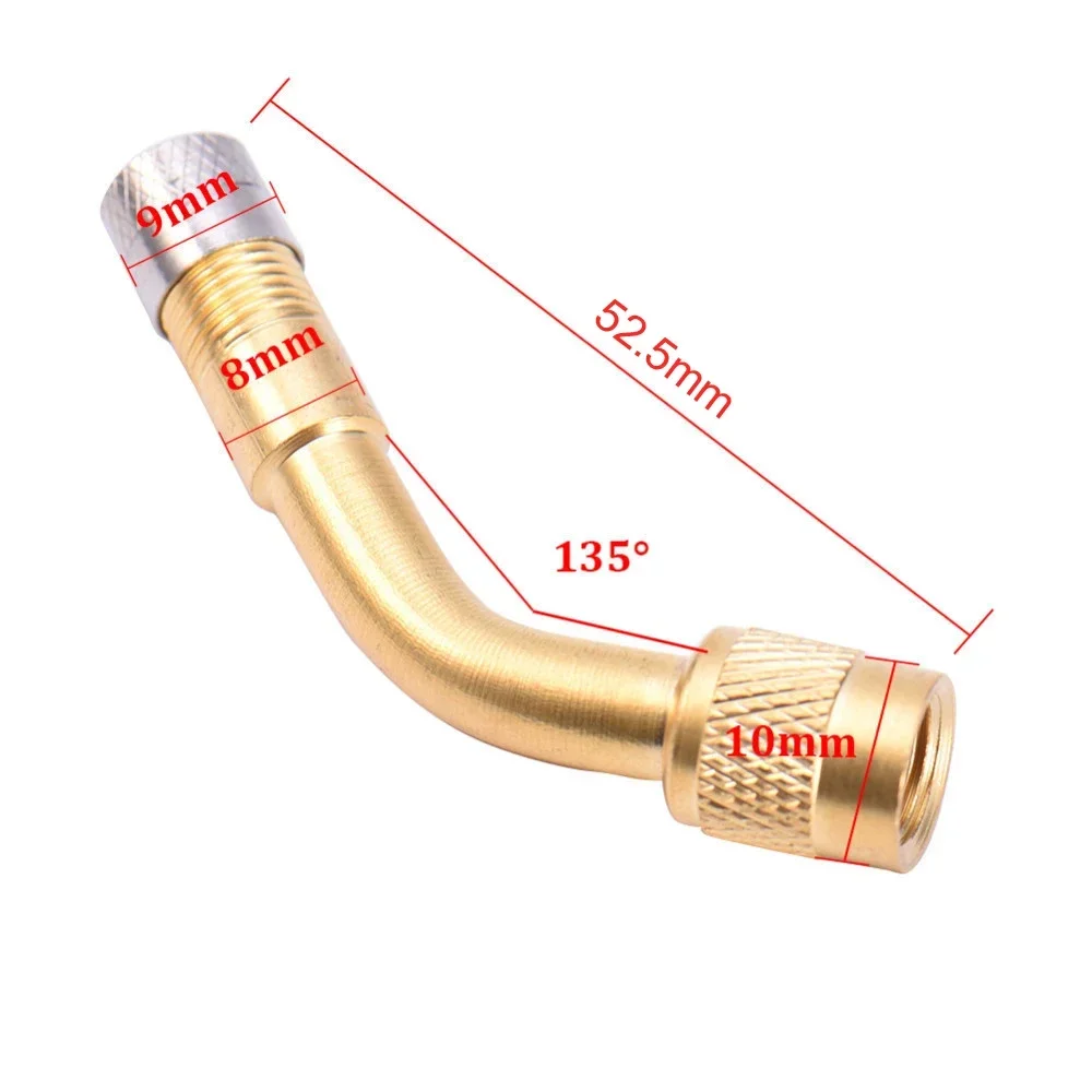 Motorcycle 45 90 135 Degree Angle Bent Valve Adaptor Tyre Tube Valve Extension Adapter 2Pcs for Truck Car Moto Bike valve adapter
