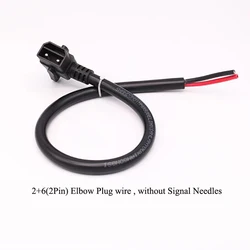 High-Power Electric Vehicle Charging Plug with Elbow Wire Connector (C)