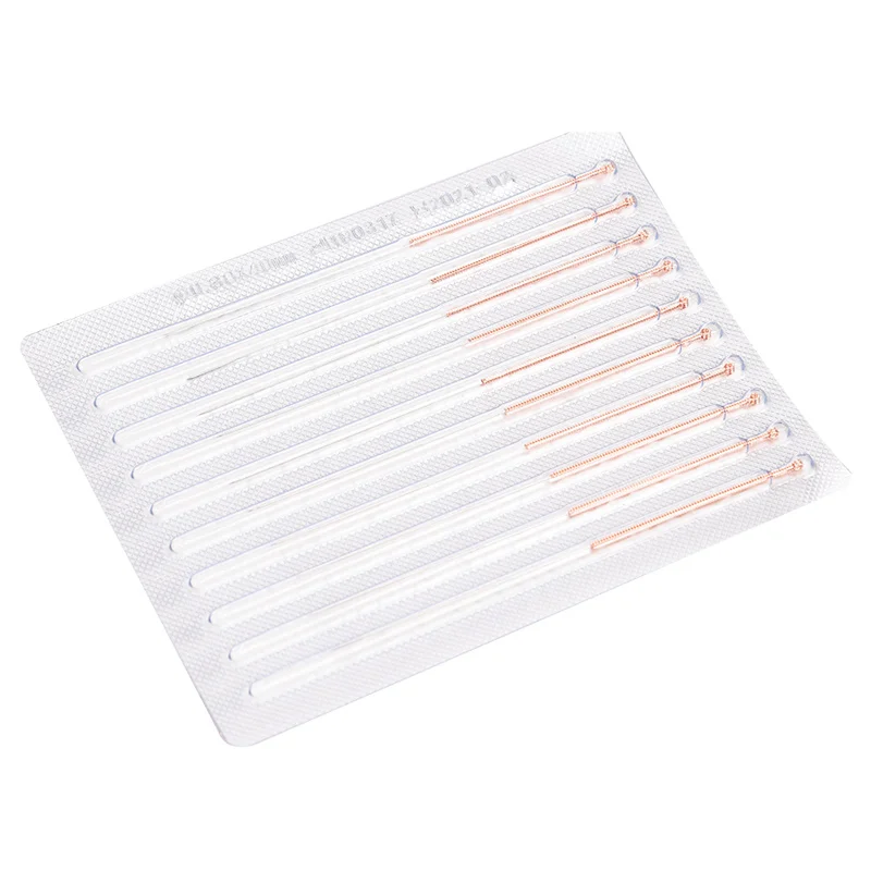 500 Red Copper Handle Hwato Acupuncture Needle Disposable Chinese medicine Beauty Relieve Pain Muscle Relax disposable acupuncture needle