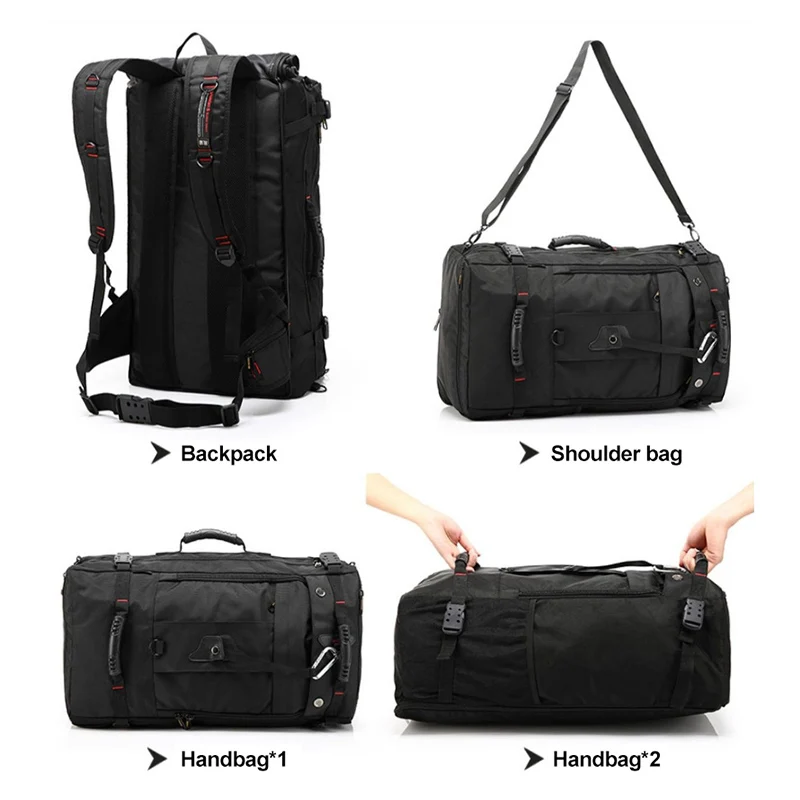 50L 70L Travel Fitness Training Backpack Large Capacity Multifunction Luggage Bag Waterproof Men Outdoor Hiking Trekking PackXA8 6