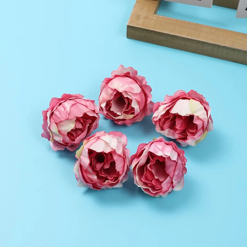 10 Stück künstliche Pfingstrosen blumen 5cm gefälschte Blumen köpfe für zu Hause Zimmer dceor Garten Hochzeit Hochzeit Dekoration DIY Geschenke Zubehör – Detail 9