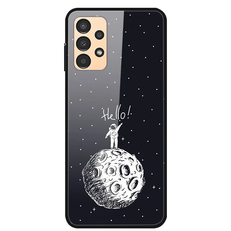 Luxury Tempered Glass Hard Back Cover