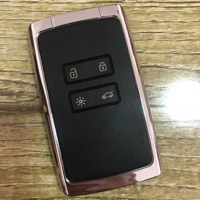 Schlüssel Karte für Renault Koleos - 4 Tasten - Non Keyless - OEM