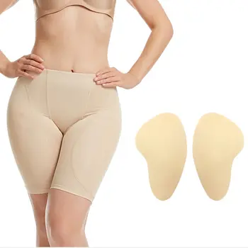 1Pair Buttocks Enhancers Inserts Sponge Pad Crossdressing Hip Pads Shapewear Foam Pad Postpartum Body Sculpting Pants Inserts 1