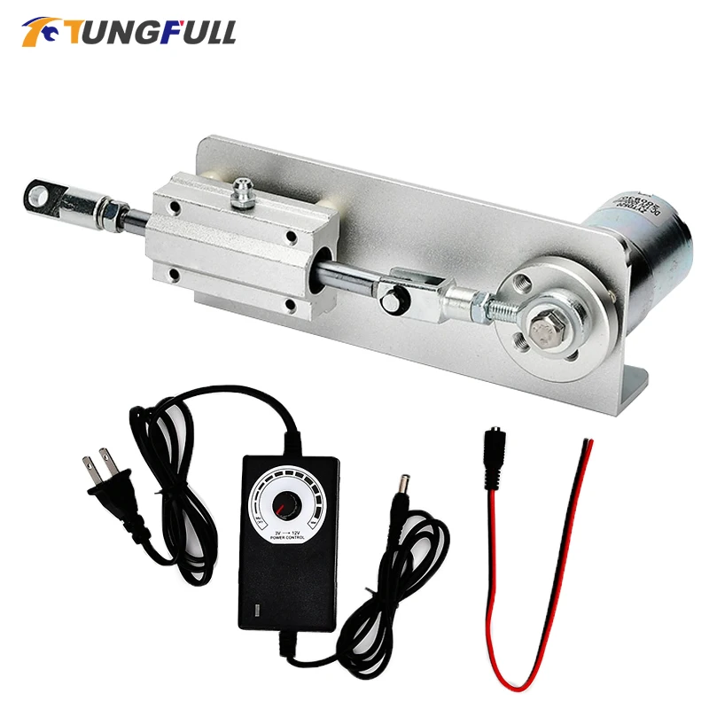 DC 12V Mini Reciprocating Cycle Linear Actuator 15/20/25/30mm Stroke