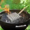 Stainless Steel BBQ Tools with Rustproof Square Grilling Grid Sausage Roller Rack Easy To Clean Party Camping Sausage Tools 1