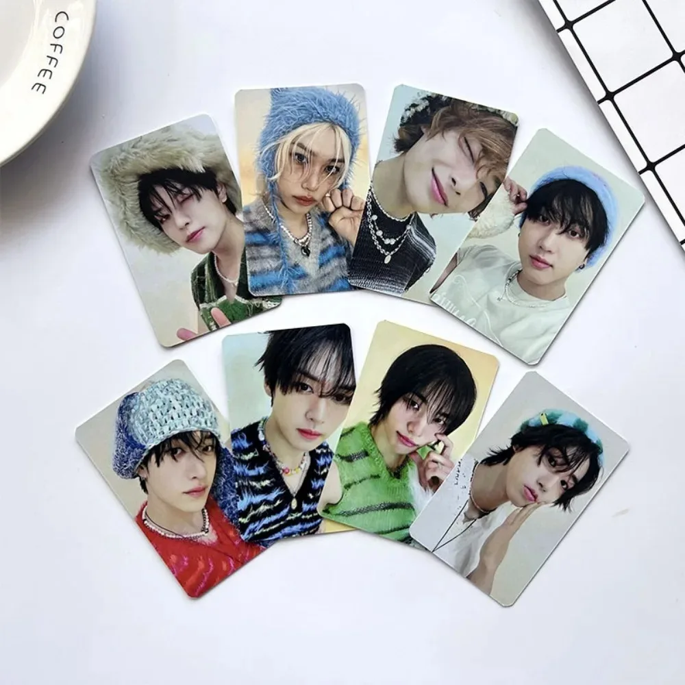Kpop Group New Album ATE LOMO Card High Quality HD Photo Print Collectible Gift Celebration Postcard Small Cards 8Pcs/Set