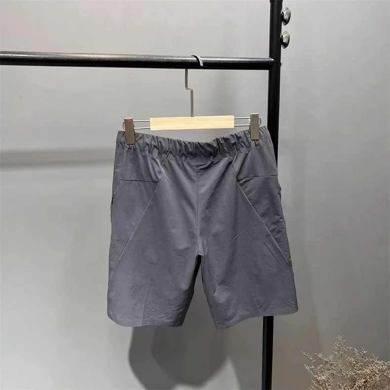 Men Quick Dry Breathable Summer Hiking Climbing Outdoor Shorts High Quality Invisible Zipper Fifth Pants