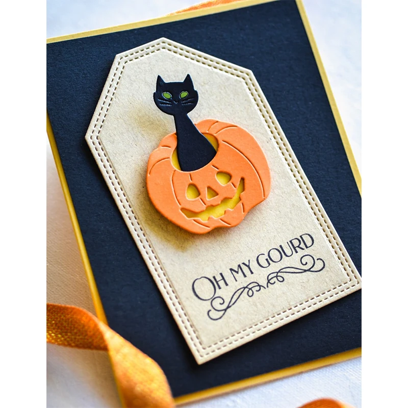 Halloween Car Ideas 2022 New 2022 Happy Black Cat Metal Cutting Dies For Diy Scrapbooking And Card Making Decoration Embossing Paper Craft Without Stamps Cutting Dies Aliexpress