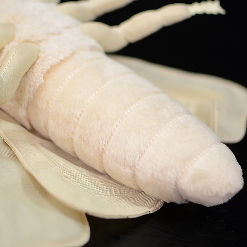 Lifelike Silkworm Moth Plush Toys Soft Insect Rosy Maple Moth Bee Pink Orchid Mantis Beetle Stuffed Animals Toy Gifts