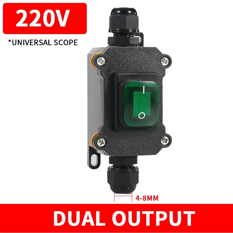 High-Performance Waterproof Switch - Dual Gear IP65 Rainproof Electrical Switch