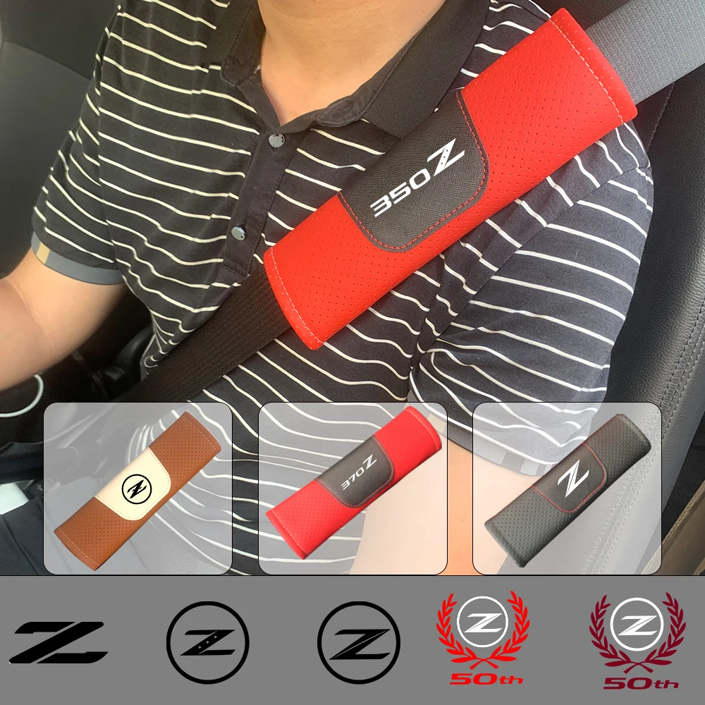Imbottitura Per Cintura Di Sicurezza In Vera Pelle Per Nissan Fairlady Z 300Zx Nissan 350Z Z33 Nismo Z Gts Nissan 370Z
