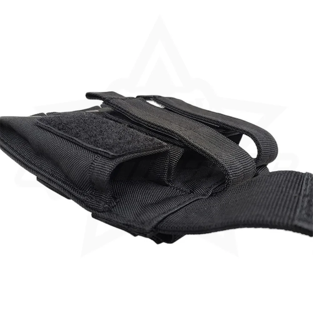 OPHIDIAN 9mm Magazine Pouch Single Double Magazine Pouch Outdoor Molle Open Top Magazine Pouch for Glock M1911 92F Flashlight Ba 3